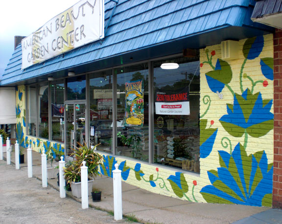American Beauty Garden Center mural