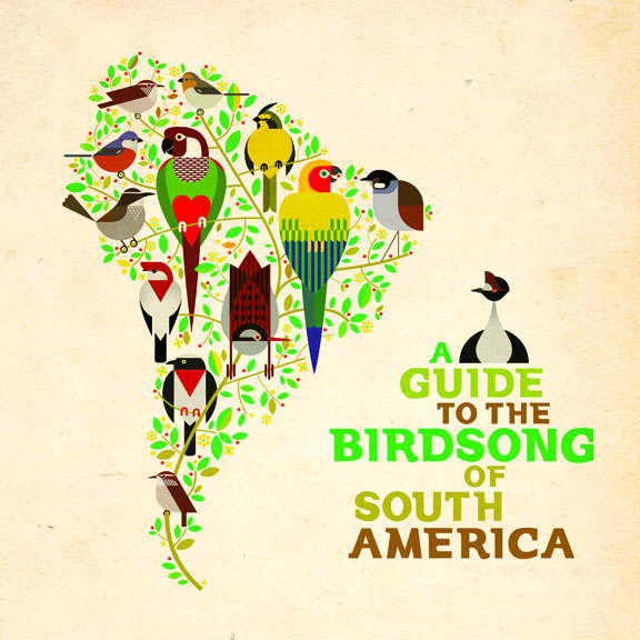 Scott Partridge - Illustration - South America Vinyl Album Front Cover