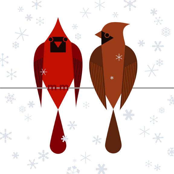 Scott Partridge - illustration - cardinals
