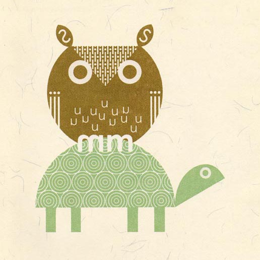 Scott Partridge - illustration - owl and turtle