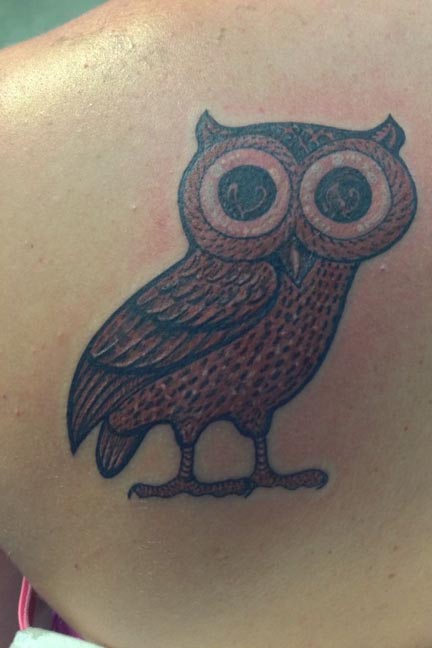 Owl Body Art Sexy Harajuku Waterproof Temporary Tattoo For Man Woman Henna  Fake Flash Tattoo Decal Stickers New From 0,62 € | DHgate