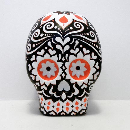 scott partridge - day of the dead skull - el camino restaurant