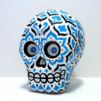 scott partridge - day of the dead skull - el camino restaurant