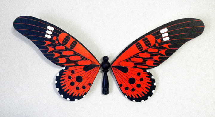 Scott Partridge - painting - papilio antimachus 3D