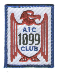artists in cellophane 1099 club patch