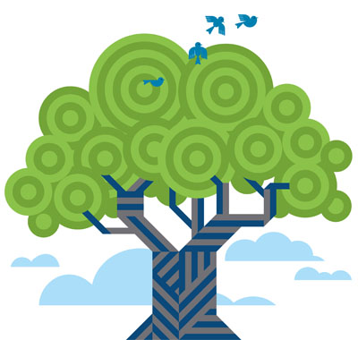 bluebird bio mural design - scott partridge - design