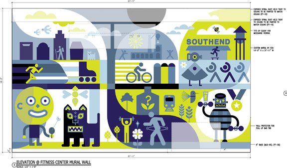 scott partridge - mural design - bainbridge southend