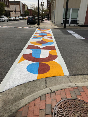 scott partridge - goldsboro north carolina - crosswalk mural