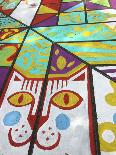 lockwood paint the pavement street mural