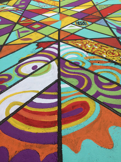 lockwood paint the pavement street mural