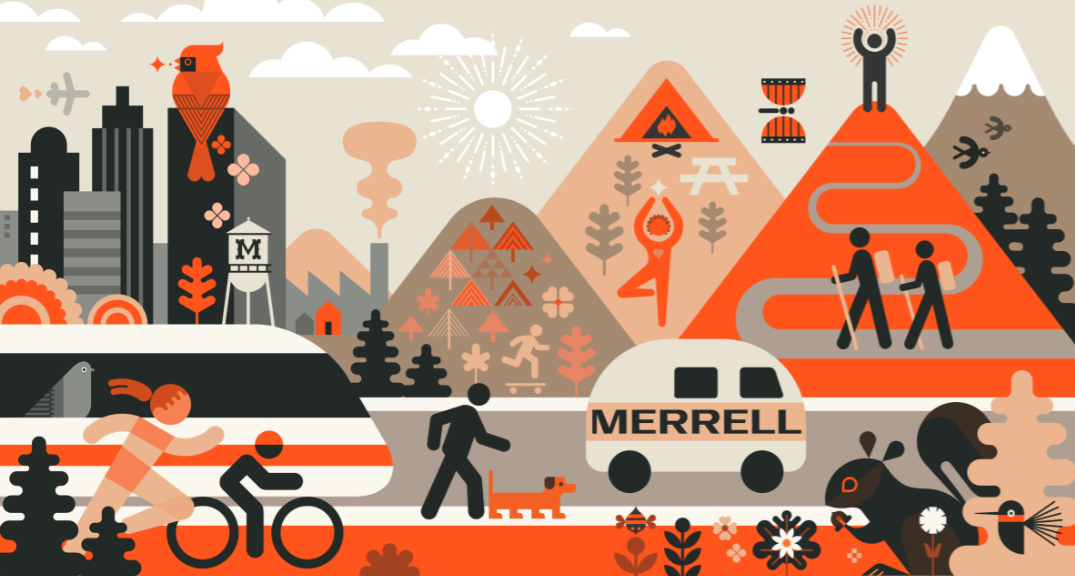 scott partridge - Merrell artwork for WhereNext