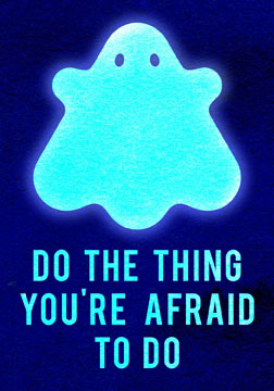 scott partridge - manifestation card - do the thing youre afraid to do