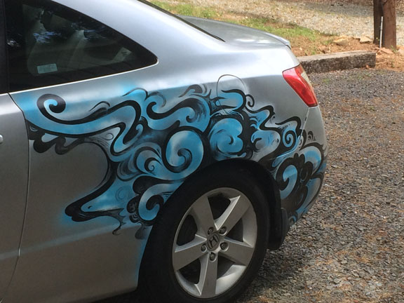 scott partridge - mural design - car