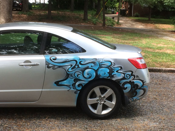 scott partridge - mural design - car