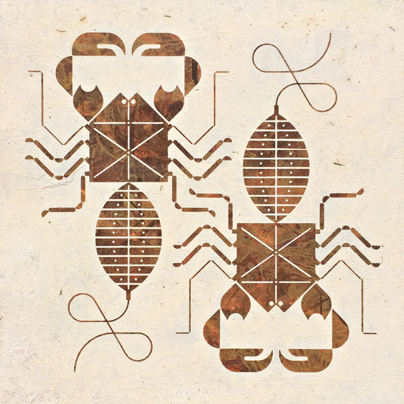 scott partridge - whip scorpion - painting