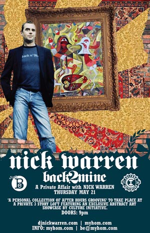 nick warren with jeva painting