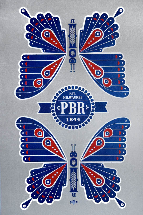 Scott Partridge - painting - pbr butterflies