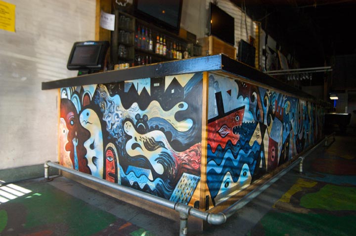 Scott Partridge - Bar Mural at Sanctuary, Noda, Charlotte NC