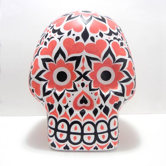 scott partridge - day of the dead skull - el camino restaurant