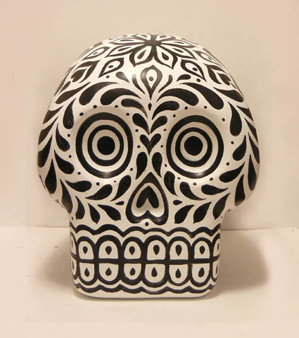 scott partridge - day of the dead skull - 1900 restaurant