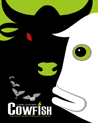 Scott Partridge - custom art for The Cowfish restaurant - tee shirt